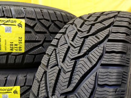 Pезина 225/60 R17 зимняя шипы Kormoran новая