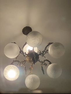 Люстра бронзовая