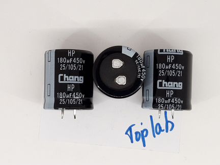 Конденсатор электролитический 450v 180uF 30x35