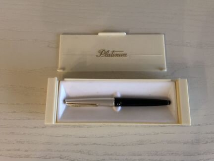 Ручка перьевая 18К золото platinum japan