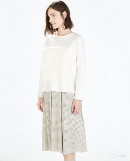 Zara джемпер белый