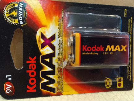 Alkaline battery крона Kodax Max 9V
