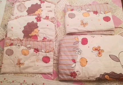 Бортики + одеяло в кроватку