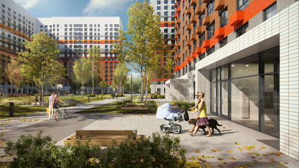 2-к квартира, 72.3 м², 22/33 эт.