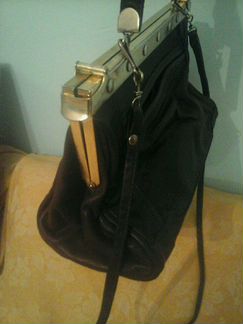 Сумка кожаная кросс-боди ретро Венгрия как новая