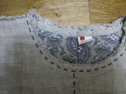 Ватник льняной новый