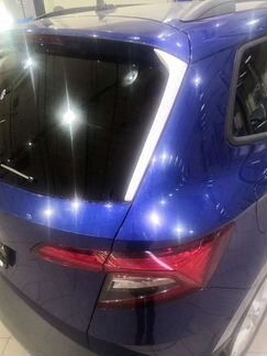 Спойлер заднего стекла skoda karoq