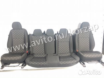 Сиденья комплект тряпичные Kia Rio 4 FB/ Кия Рио 4