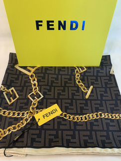 Платок Fendi, шёлк 90/90