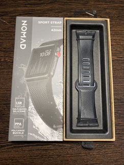 Силиконовый ремешок Nomad Sport Strap Black