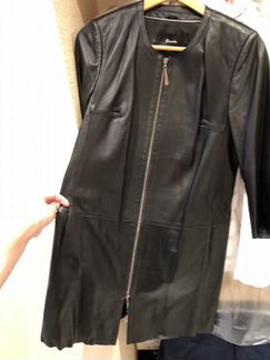 Кожаный плащ