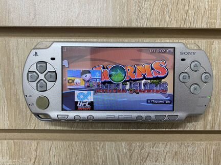 Sony PSP слим серая, 190 игр, доставка, гарантия