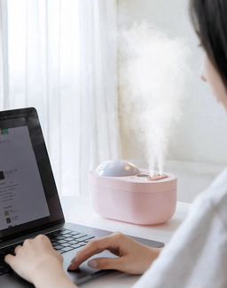 Увлажнитель воздуха портативный с проектором 3 в 1