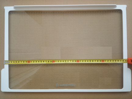Полка стекло для холодильника 53(50) х35 см