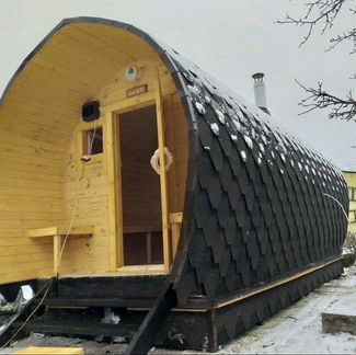 Баня бочка