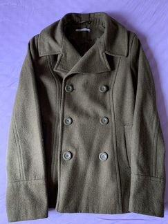 Бушлат пальто зелёное 42-44