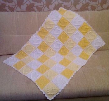 Детский пледик (новый,ручная работа)