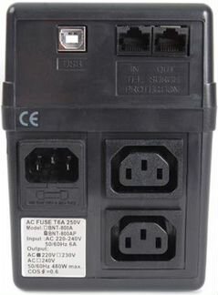 2шт ибп Powercom Black Knight ac fuse t6a 250v