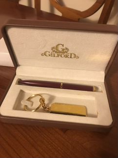 Мужской подарочный набор ручка и брелок