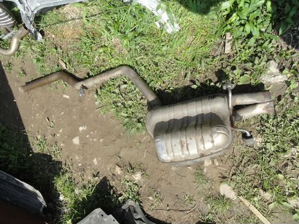 Mercedes w204 глушитель задняя часть на 651 дт