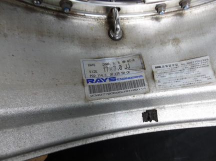 Разборные диски rays volk GT-A 17x7.0 +35 5x114,3