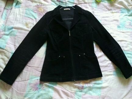 Пиджак Festival вельветовый жакет разм 44 черный