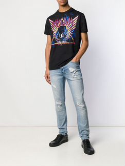 Dsquared2 футболка с логотипом и принтом орла