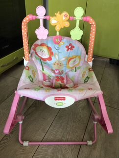 Шезлонг качалка Fisher Price