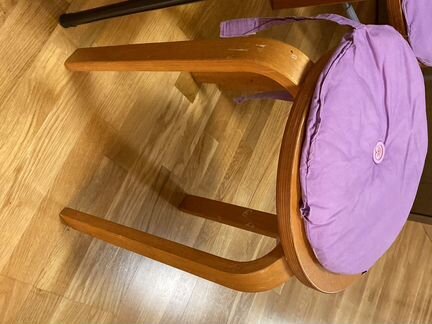 Табурет дерево металл