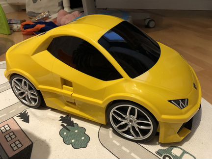 Чемодан детский игрушка машина Lamborghini
