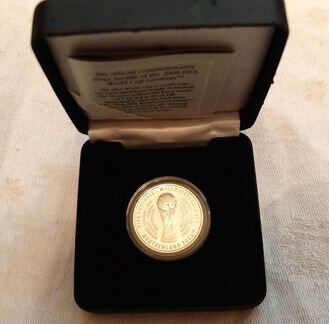 Памятная медаль Футбол чемпионат мира 2006 серебро