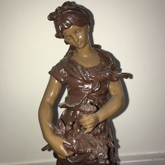 Каминные старинные антикварные часы