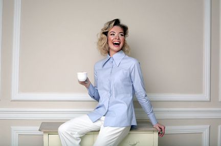 Женственная рубашка