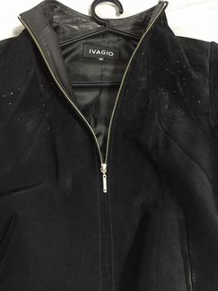 Замшевый пиджак, куртка 44-46