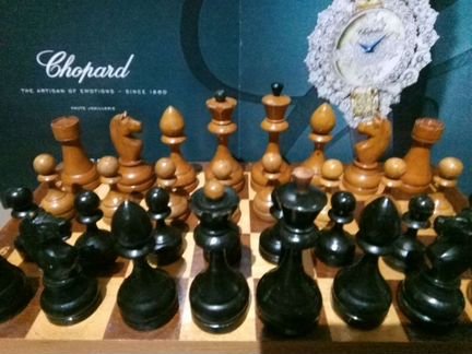 Шахматы СССР, дерево, доска 40Х40