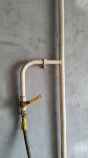 Перенос газовой трубы, обрезать газовую трубу