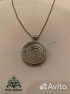 Серебряный кулон Chopard happy spirit