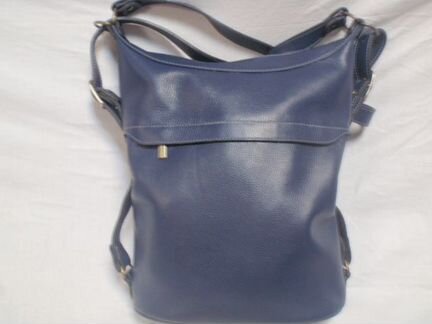 Кожаная женская сумка-рюкзак ссж-2рю Россия