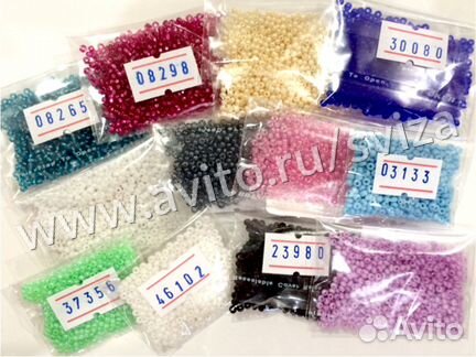 Бисер производства Чехии в пакетах по 5 или 50 г