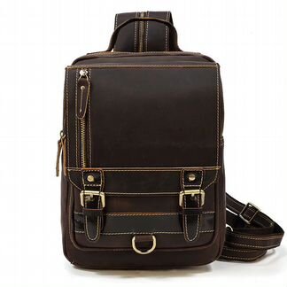 Мужской кожаный рюкзак портфель натуральная BP715