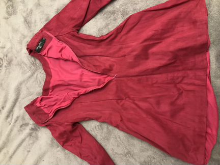 Платье замша