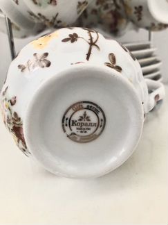 Сервиз чайный на 6 персон на подставке