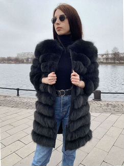 Шуба из песца трансформер 4 в 1