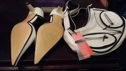 Комплект туфли и сумочка.Новые