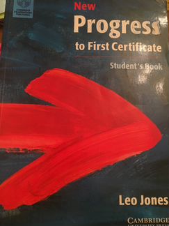 Учебник New progress to FCE st book and workbook