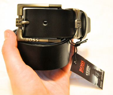 Мужской ремень / Hugo Boss / новый (черный)