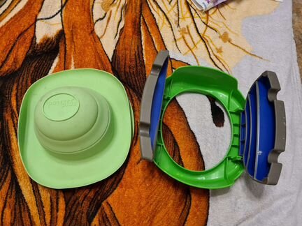 Складной дорожный горшок Potette Plus с силиконово