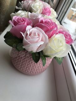Букет из 11 мыльных роз