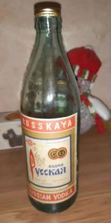Реликтовая бутылка Андроповки 1980