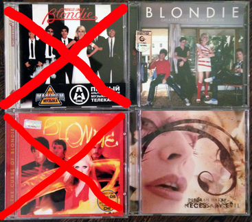 Импортные CD Blondie, Pulp, Travis, Madonna много